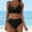 Black, variant on Tankini Swimsuit for Women Wrap Cheeky High Cut Bikini Two-Piece Sets Womens Vacation Outfits