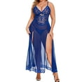 DAPRZIY Women Plus Size Lingerie Long Lace Nighty Sexy Mesh Nightdress daprziy-women-plus-size-lingerie-long-lace-nighty-sexy-mesh-nightdress