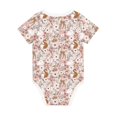 thumbnail image 6 of Sigee Autumn Floral Deer for Baby Unisex Baby Cotton Short-Sleeve Bodysuits Soft Cotton, Breathable-3 Months, 6 of 7