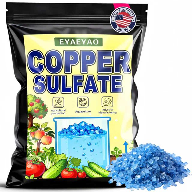 Cristales de sulfato de cobre Eyaeyao 113 g grado industrial