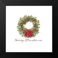 thumbnail image 2 of Reed, Tara 15x15 Black Modern Framed Museum Art Print Titled - Home for the Holidays icon XV-Wreath, 2 of 5