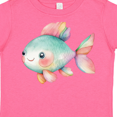 thumbnail image 4 of Inktastic Cute Rainbow Fish Boys or Girls Toddler T-Shirt, 4 of 5