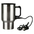 thumbnail image 2 of Yibooy 450ml Car Heating Cup Stainless Steel Hot Water Bottle 12V Heated Thermos Mug, 2 of 5