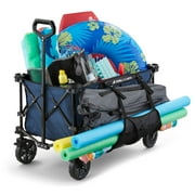 Gorilla Carts Collapsible Wagon Cart - 7 cu ft, 150 lb - Blue
