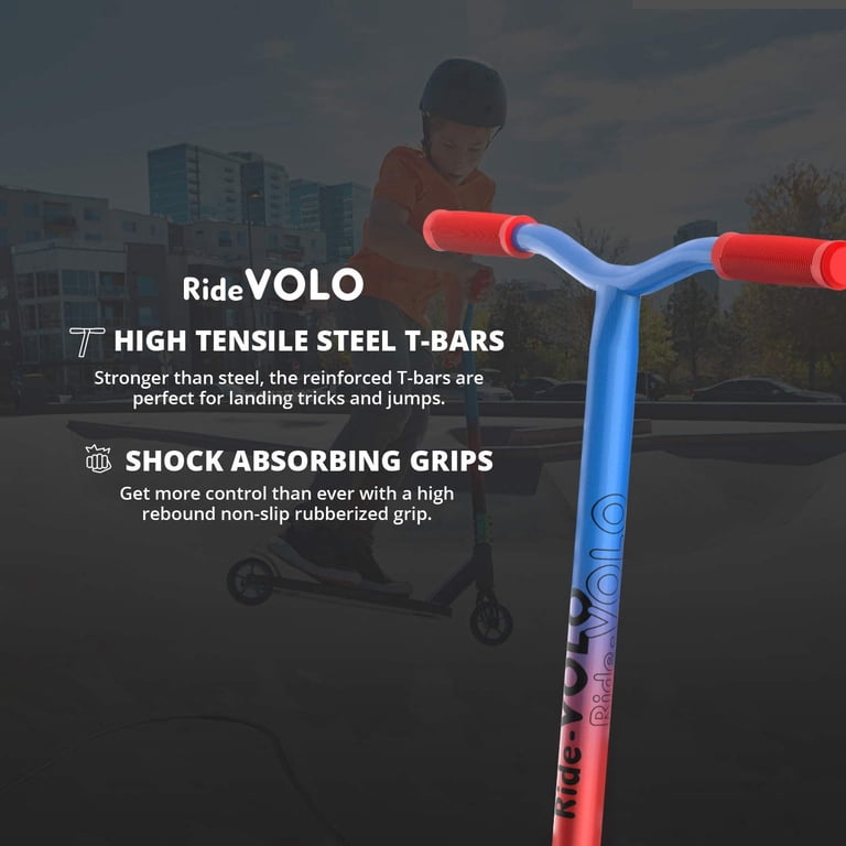 GOTRAX Ridevolo T02 Pro Stunt Scooter with Aluminum Core Wheels