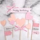 thumbnail image 3 of Tarjeta de Adorno para tarta con Accesorios de fotografía de cumpleaños Gloria Adorno de torta de fiesta de cumpleaños, 3 of 9