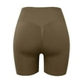 thumbnail image 5 of Pantalones cortos sin costuras para mujer con efecto lifting - Pantalones cortos de gimnasio y yoga de cintura alta, control de abdomen, nailon y spandex, tallas S-XL, 5 of 5