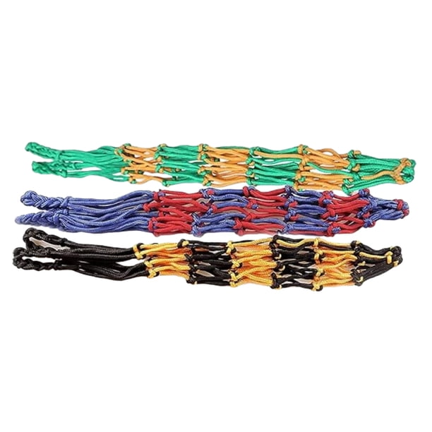 Greeniant Bolsa de malla de bola resistente al desgarro de PU, durabilidad garantizada, ingredientes seguros, bolsa de pelota, baloncesto Deportes y aire libre Negro+Amarillo