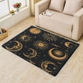 thumbnail image 2 of Celestial Space Area Rug 5x8, Sun and Moon Rugs for Bedroom Living Room, Moon Carpet, Machine Washable Rug, Non Slip soft Low Pile Rugs Home Decor 1&Aja-27, 2 of 7
