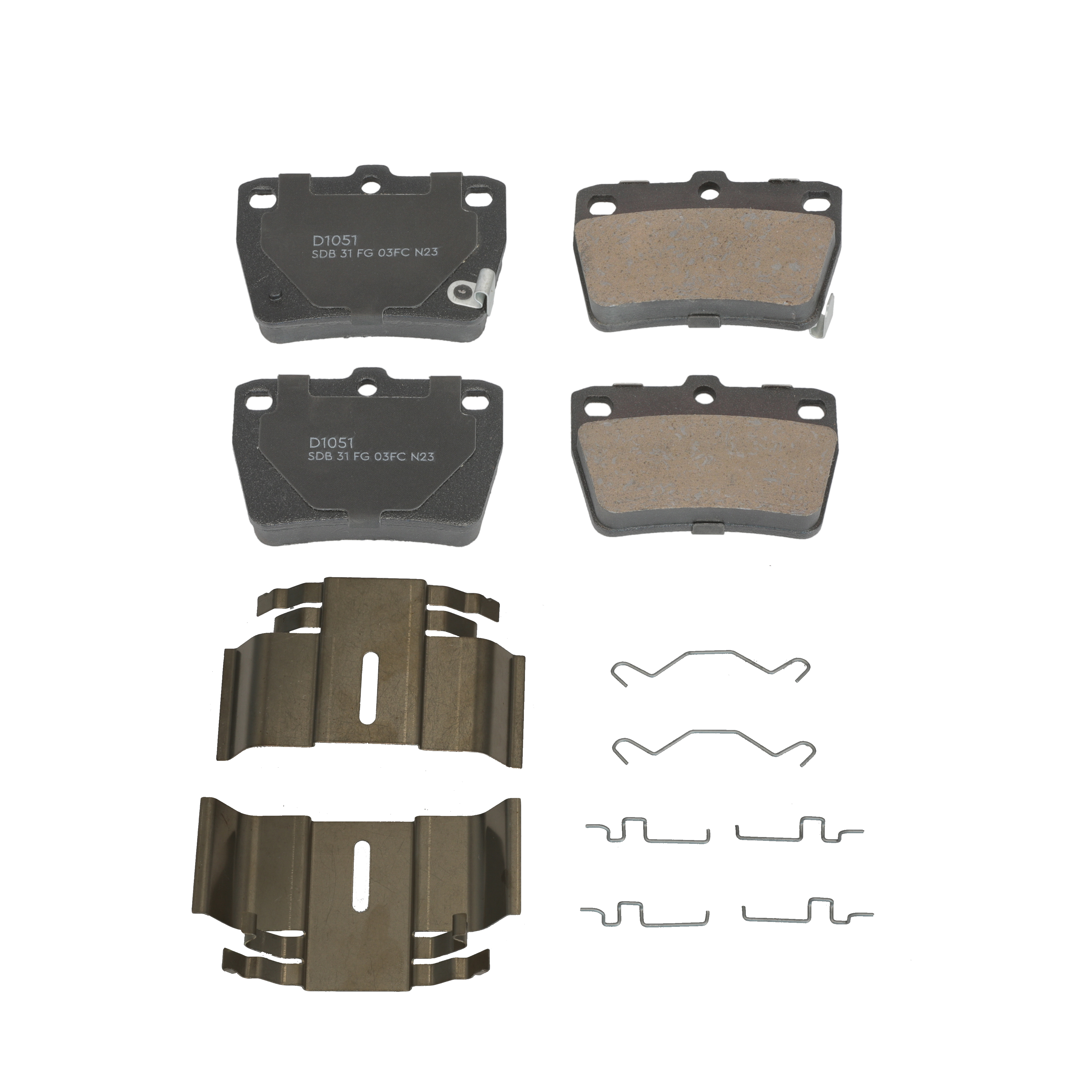 Winstop Brake Pad Set, Rear WS.1051.0.C, Toyota RAV4 2005-2004