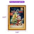 thumbnail image 5 of Merry Christmas and Happy New Year Santa Siberian Husky Holiday Xmas Winter 2025 Acrylic Plaque with Wood Photo Frame Box Husky Dog Lover Gifts Light Box - 00024, 5 of 5
