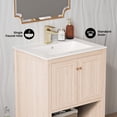 thumbnail image 4 of Château 24" Freestanding Bathroom Vanity in White Oak with Sink Top, 4 of 9