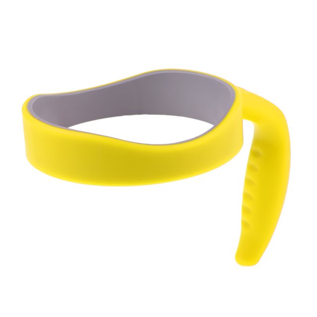 Taza antideslizante con mango de agua, botella, vaso, , soporte para taza de viaje, agarre para conducción de coche, hidratación, 7 colores - Amarillo se describe SM SunniMix Manija de la botella de la taza de agua del coche