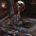 thumbnail image 3 of 8 Eight Pool Billiard Ball Custom Gear Shifter Shift Knob Car Lever Black, 3 of 4