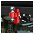 thumbnail image 5 of Support de Balle d'Attelage de Remorque Ajustable Convient au Récepteur de 2 Pouces Chute de 6 Pouces Attelage de Remorquage Corps en Aluminium Forgé Balles de 2 Pouces et 2-5/ 16 Pouces, Goupille d'Attelage à Verrouillage Double Étanche, 5 of 5