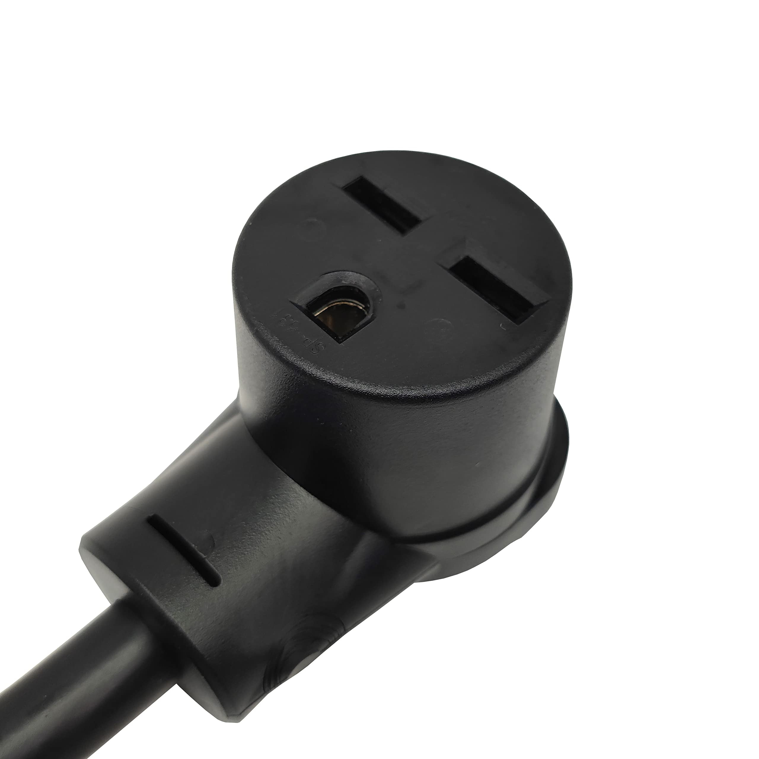 Parkworld 63463 Generator to Workshop Adapter Cord RV Straight Plug NEMA 14-50P to 6-50R Female, 50A, 250V (1.5FT)