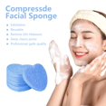 thumbnail image 2 of Esponjas faciales Spunspon, 100 unidades, con forma de corazón, color azul, 2 of 6