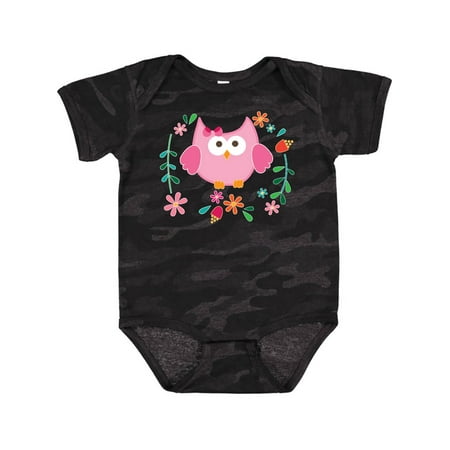 

Inktastic Owl Gifts For Girls Gift Baby Girl Bodysuit