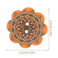 thumbnail image 2 of 100Pcs Wear-resistant Coat Buttons Multi-function Vintage Buttons DIY Craft Buttons, 2 of 4