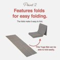 thumbnail image 3 of Folding Yoga Travel Pilates Mat, 3 of 5