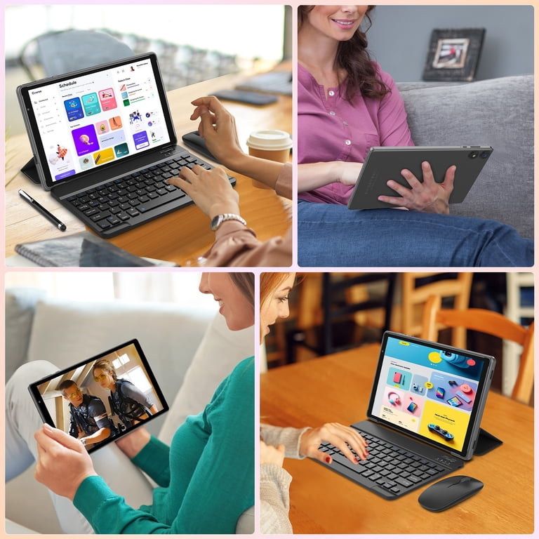 10.1 inch Android 15 Tablet, Penta-Core, 8GB+32GB+1TB Expand