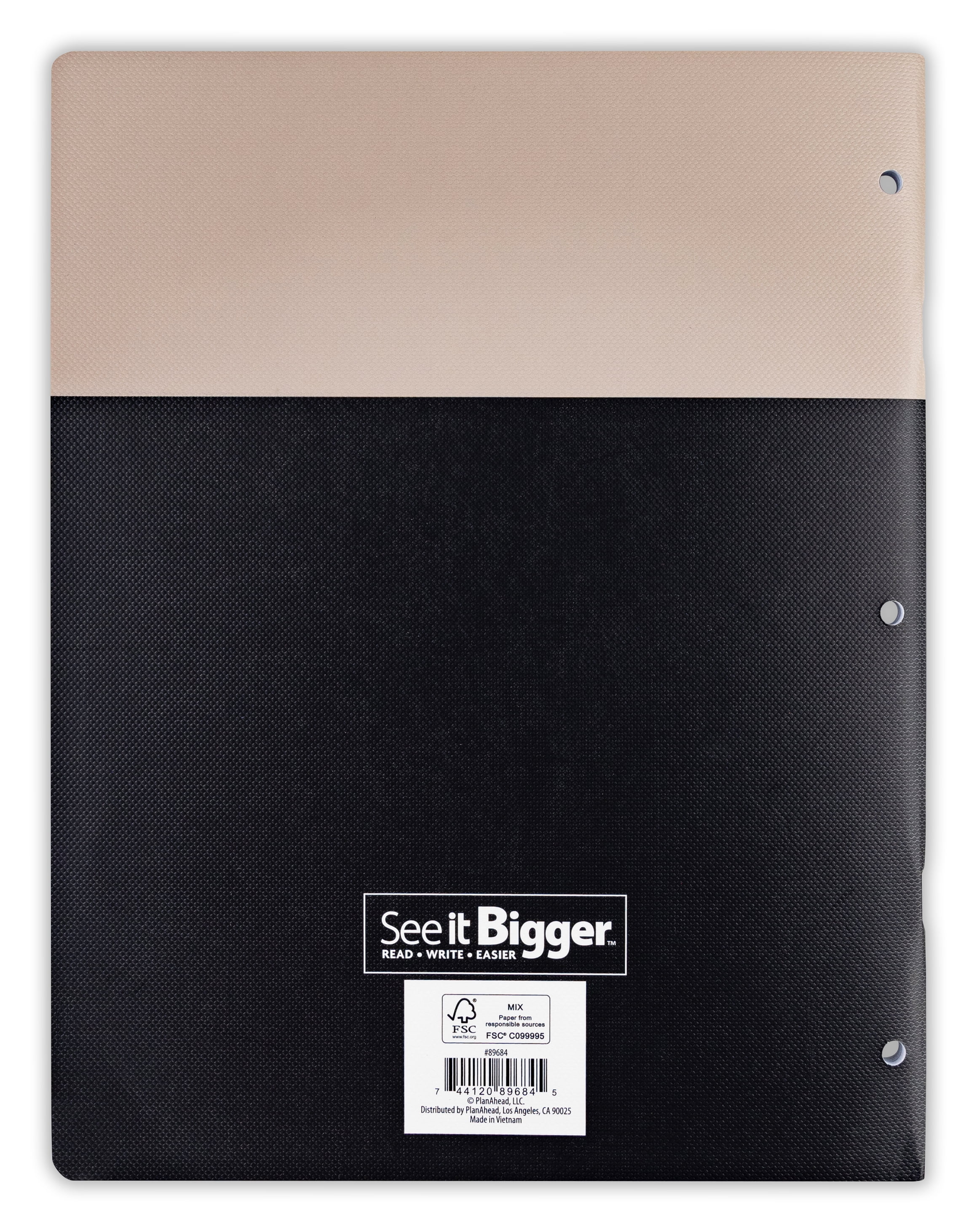 See it Bigger January 2025 - December 2026 Monthly Dated Planner (8.5"x 11")