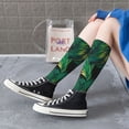 thumbnail image 5 of KLL Peacock Feathers2 Print Cool Socks Men's Women's Crew Socks Funny Crazy Novelty Stockings, 5 of 6