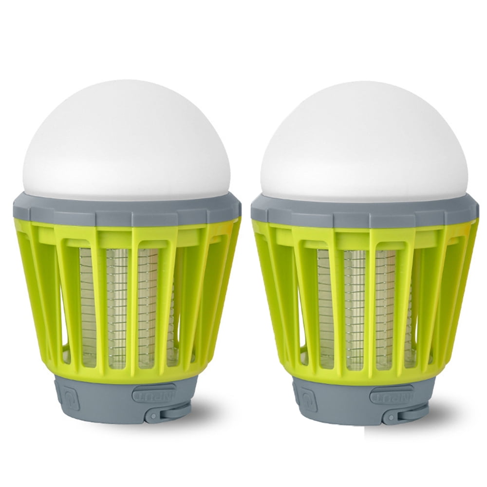 Bug Zapper Bulb 2in1 Waterproof, Rechargeable Bug Zapper Light Bulb