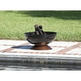 thumbnail image 5 of Fire Sense Degano Outdoor Firepit Backyard Fireplace included Wood & Cooking Grate Black Copper 26", 5 of 11