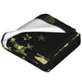 thumbnail image 4 of Bingfone American Flag Camo Print Flannel Fleece Blanket Throw Blanket For Bed,Sofa,Couch,Travel,Camping(50"X40"), 4 of 9