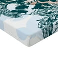 thumbnail image 2 of Ambesonne Skull Fitted Sheet, Scary Deadly Rocker Trio, Twin XL Size, Pale Yellow Emerald, 2 of 3