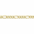 thumbnail image 3 of 10K Yellow Gold 7.3mm Semi-Solid Figaro Chain (24 X 7.3) Made In South Africa 10bc97-24, 3 of 5