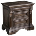 thumbnail image 1 of Bedford Heights 3 Drawer USB Charging Nightstand in Estate Brown, 1 of 10