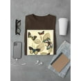 thumbnail image 3 of Butterflies In Nature I T-Shirt Men -Megan Meagher Designs, Male Small, 3 of 4