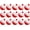 15PCS, variant on OROOTL Fishing Float Bobbers for Fishing Assortment,Push Button Snap-on Fishing Floats Bobbers Hard ABS Red/White Round Buoy Fishing Tackle Accessories