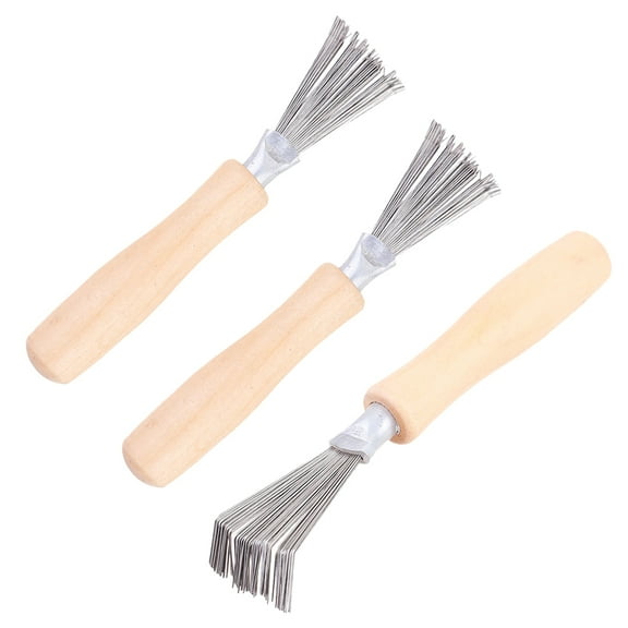 LEORX 3pcs Hair Comb Cleaner Hair Brush Rake for Travel Use
