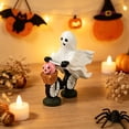 thumbnail image 2 of Halloween Ghost Figurine - Resin Ghost Statue, Funny Cute Ghost Decor for Home, Halloween Party B, 2 of 6