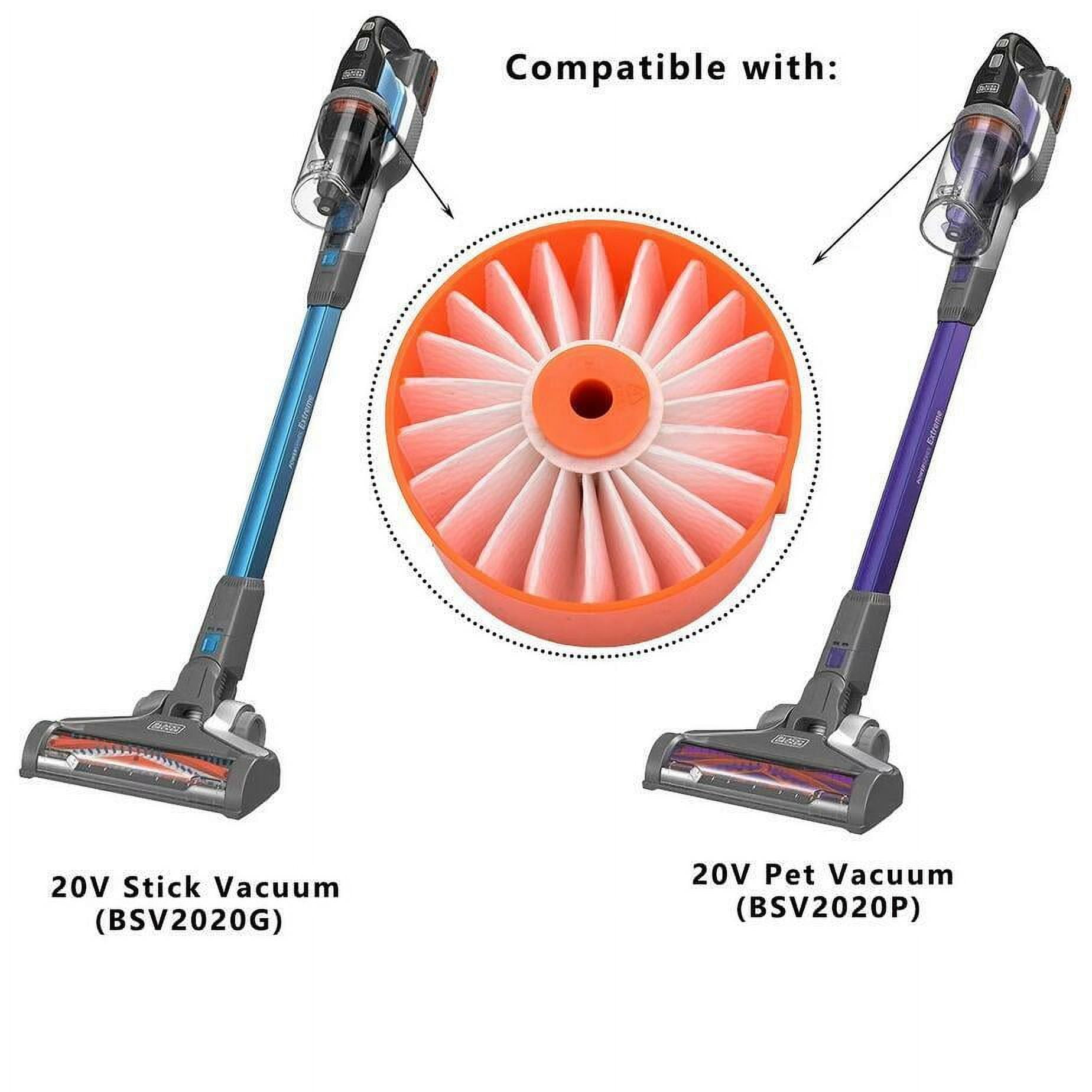  Filter Replacement for Black and Decker POWERSERIES Extreme  Cordless Stick Vacuum BSV BSV2020 BSV2020P BSV2020G Replace Part # BSVF1 (4  PACK) : Home & Kitchen