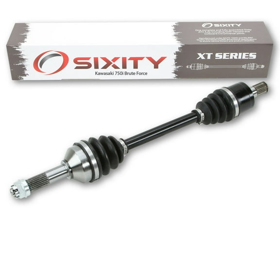 Sixity XT Rear Left CV Axle compatible with Kawasaki 750i Brute force 2011 2010