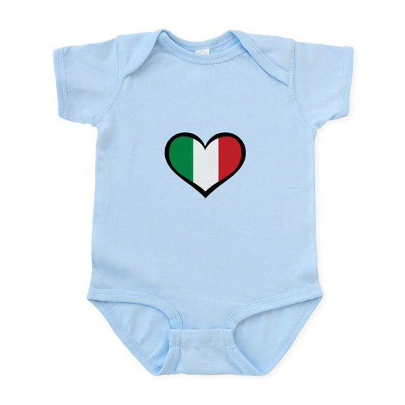 CafePress - Italy Love Infant Bodysuit - Baby Light Bodysuit, Size Newborn - 24 Months