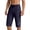 Dark Blue2, variant on yillto Mens Quick Dry Shorts Knee Length Lightweight Long Shorts Elastic Waist Running Athletic Pants L-5XL