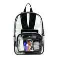 thumbnail image 7 of Eastsport Unisex Spark Clear 16" Backpack, Black, 7 of 7