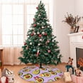 thumbnail image 7 of Lsque Cartoon Avocados Print Christmas Tree Skirt, Tree Skirt with Ties or Velcro, Perfect for Holiday Decorations, Halloween, and New Year-30", 7 of 7
