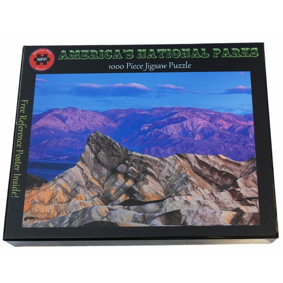 National Park Puzzles Death Valley National Park Zabriskie Point 1000 Piece Jigsaw Puzzle