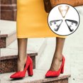 thumbnail image 4 of MOVTOTOP 3 Pairs Metal High Heels Toe Cap Protector for Pointed Shoes Elegant Tip Cover, 4 of 7