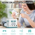 thumbnail image 2 of 400 Count Lens Wipes for Eyeglasses, Eyeglass Lens Cleaning Wipes Pre-moistened Individually Wrapped Sracth-Free Streak-Free Eye Glasses Cleaner Wipes for Sunglass, Camera Lens, Goggles, 2 of 4
