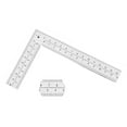 thumbnail image 6 of Yammee 90 Degree Framing Square Stainless Steel L Shape Square Ruler Metal Square Woodworking Measurements Tool for Drawing, 6 of 11