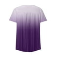thumbnail image 4 of Patlollav Womens Plus Size Shirt Short Sleeve Tie-dye T-shirt Tops, 4 of 6