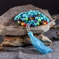 thumbnail image 4 of JFBUJC 108 stone flow long bracelets hand string Posmian style necklace, 4 of 5