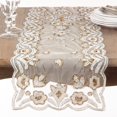 thumbnail image 2 of Saro Lifestyle Hand-Beaded Table Runner, 2 of 3